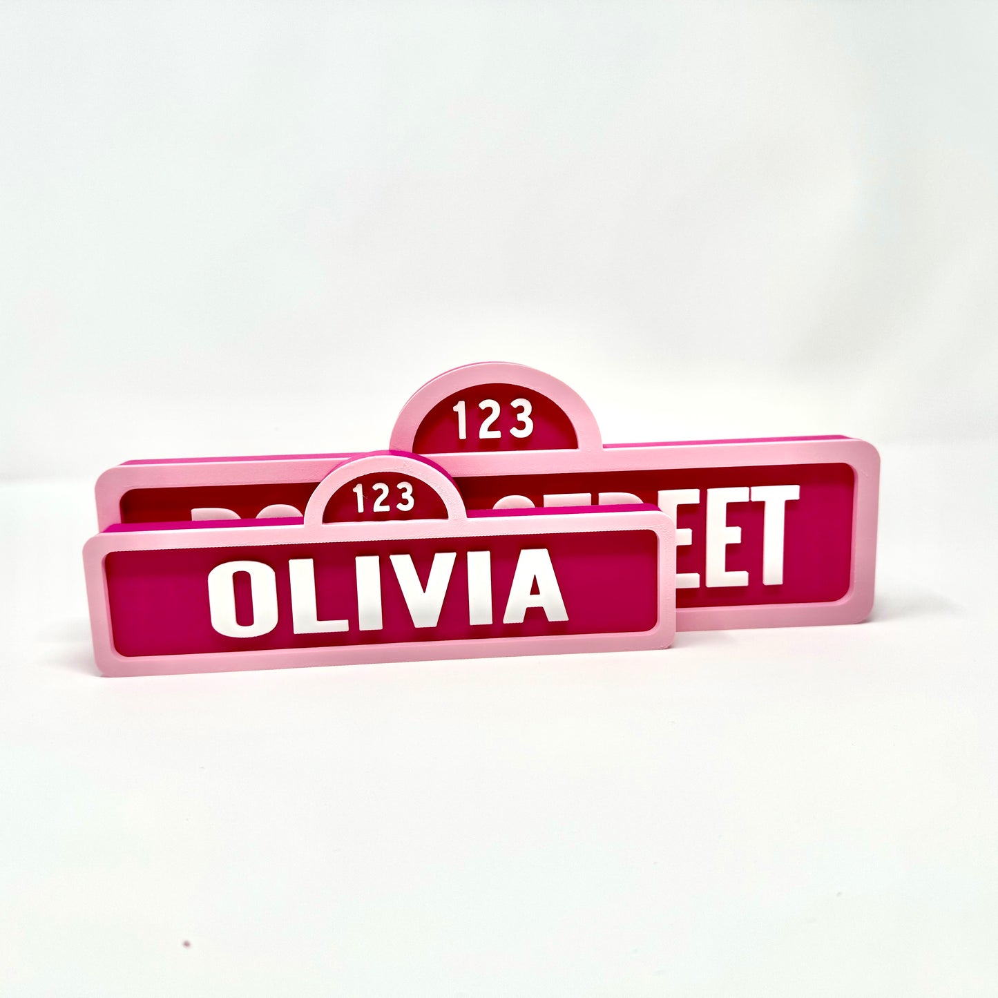 Sesame Street-Inspired Personalized Custom 3D-Printed Name Sign