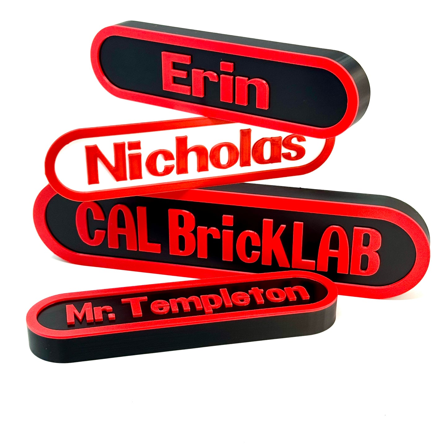 Nintendo-Inspired Personalized Custom 3D-Printed Name Sign