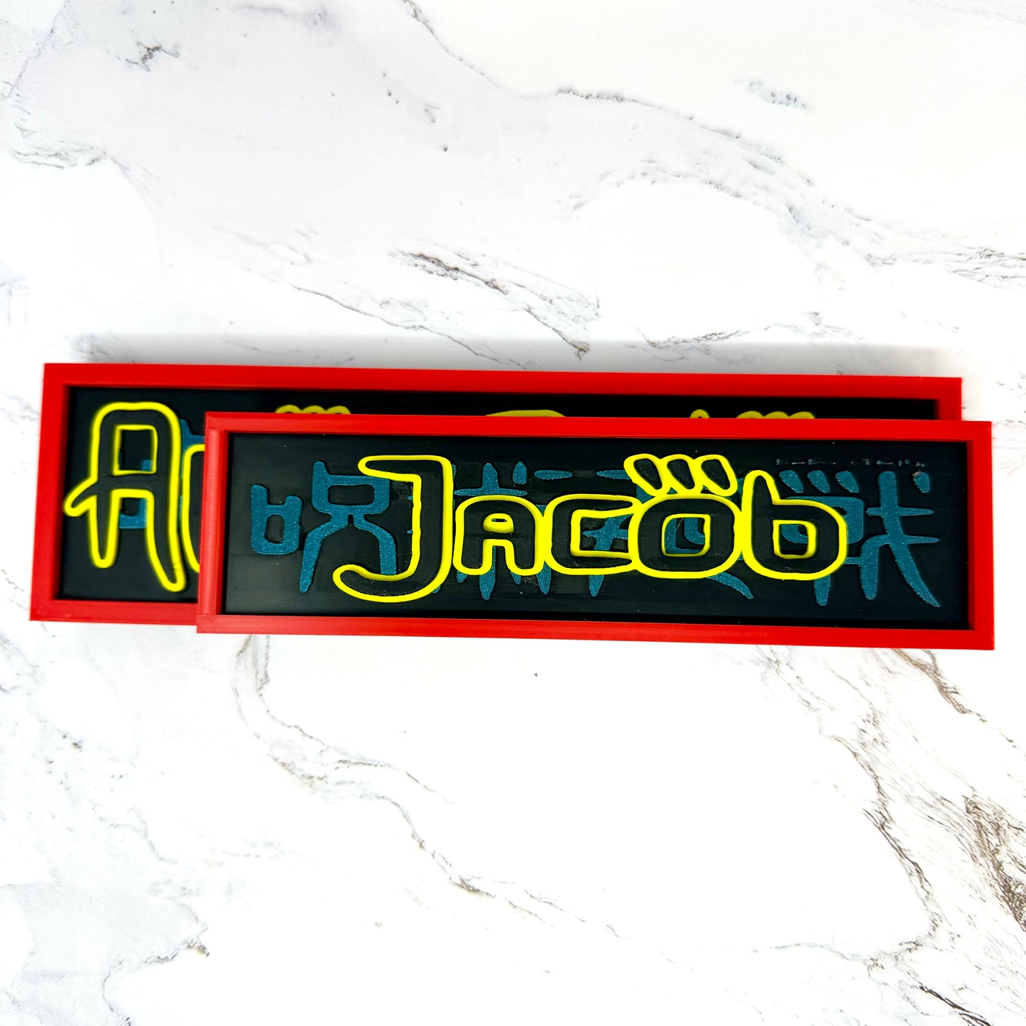 Jujutsu Kaisen-Inspired Personalized Custom 3D-Printed Name Sign