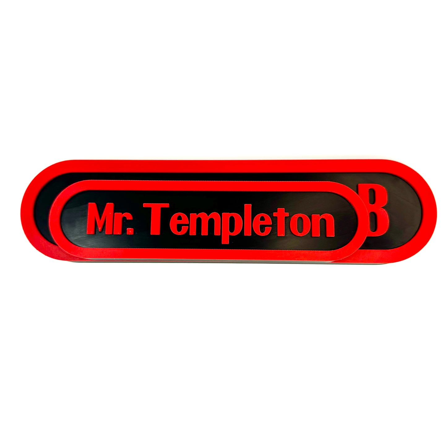 Nintendo-Inspired Personalized Custom 3D-Printed Name Sign