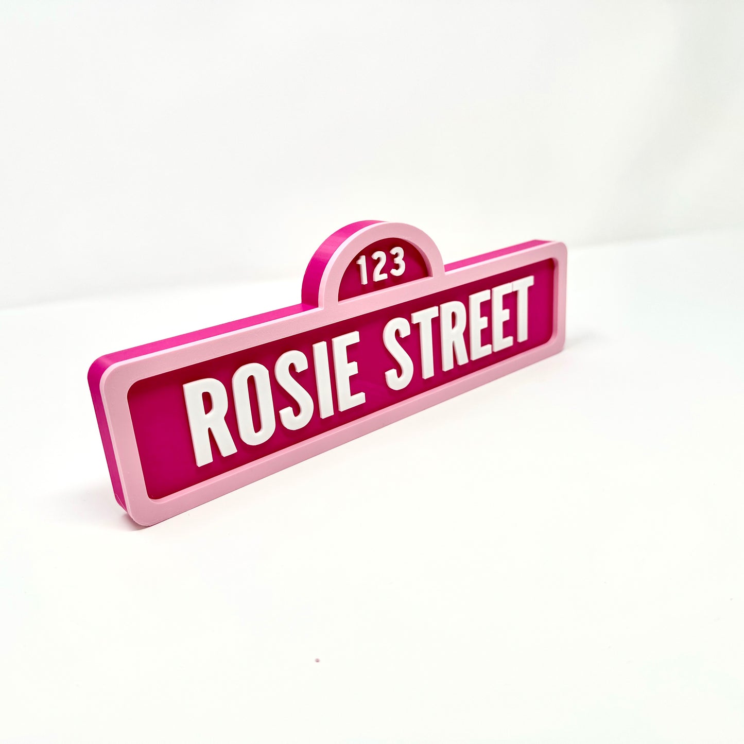 Sesame Street-Inspired Personalized Custom 3D-Printed Name Sign