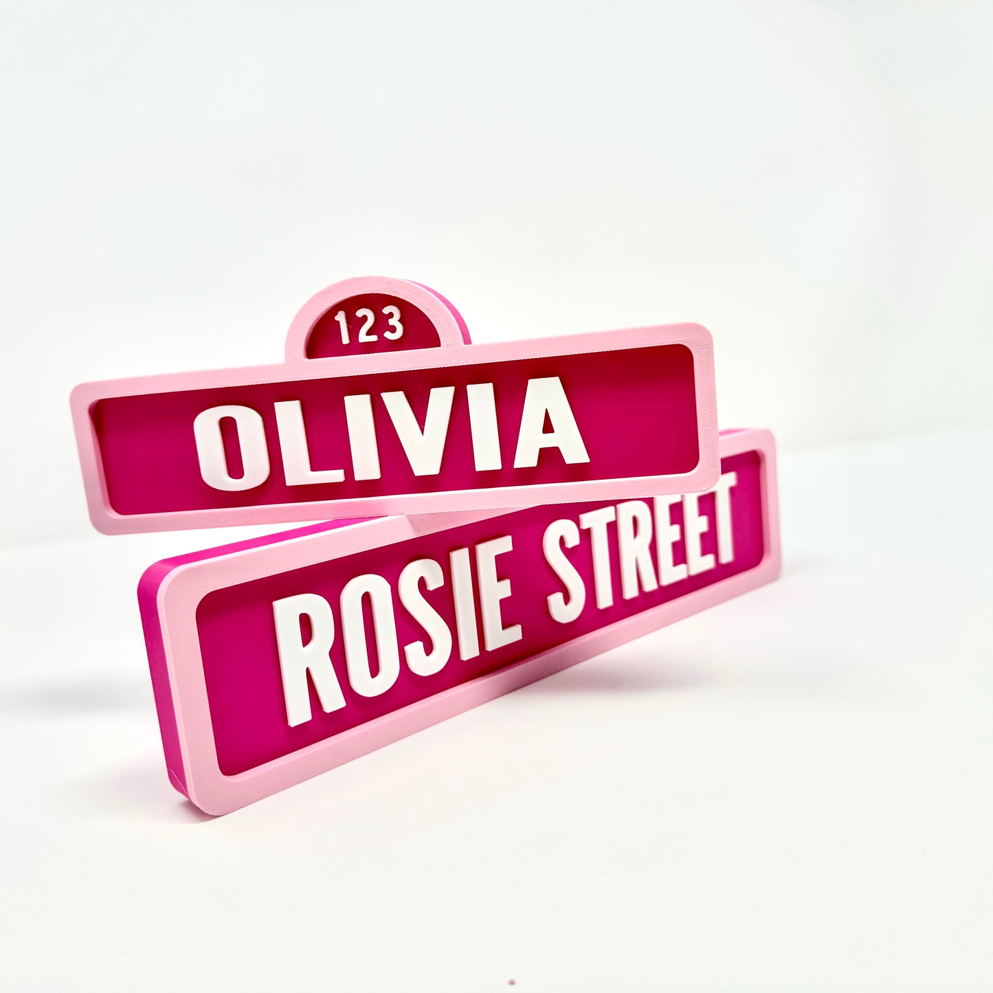 Sesame Street-Inspired Personalized Custom 3D-Printed Name Sign