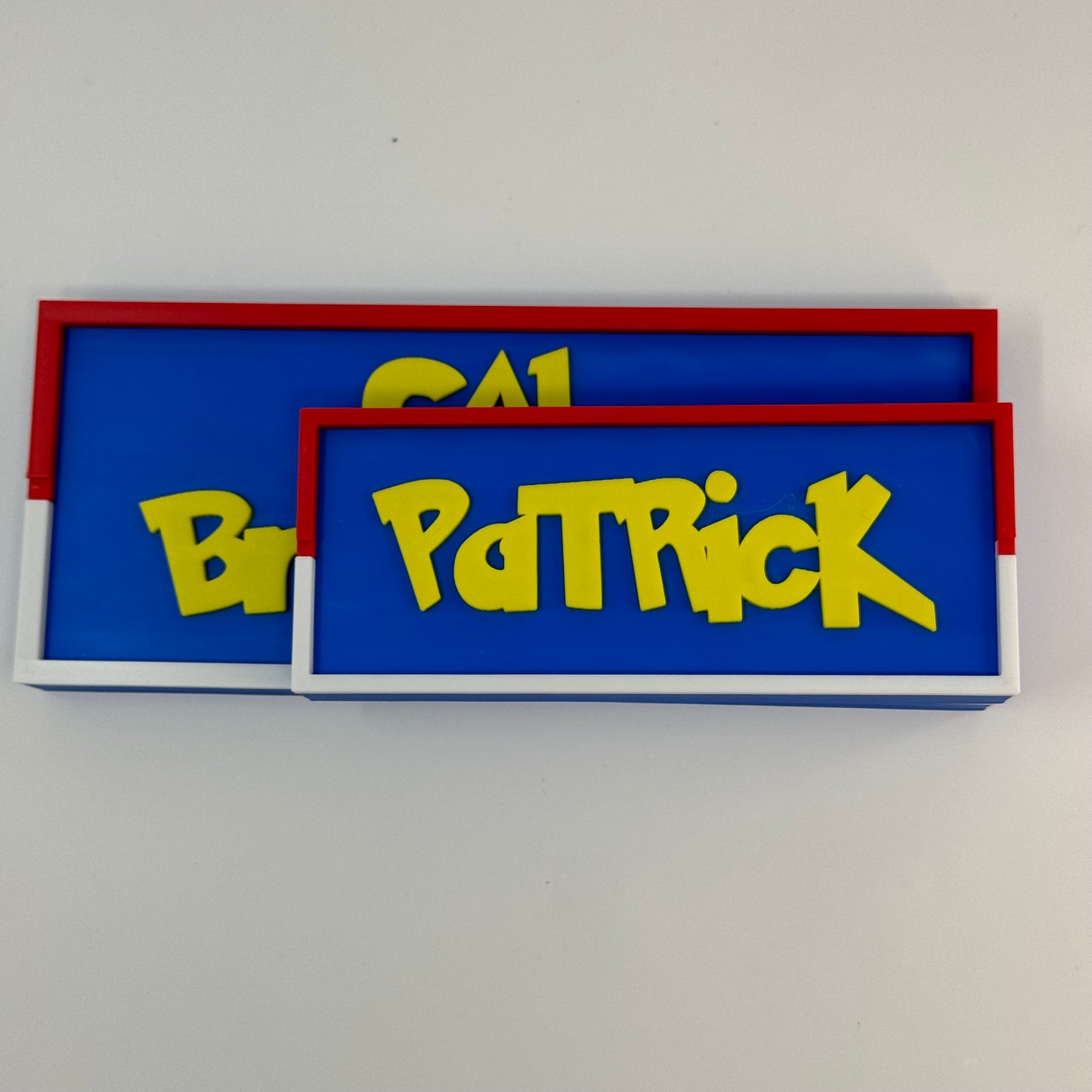 Pokemon-Inspired Personalized Custom 3D-Printed Name Sign