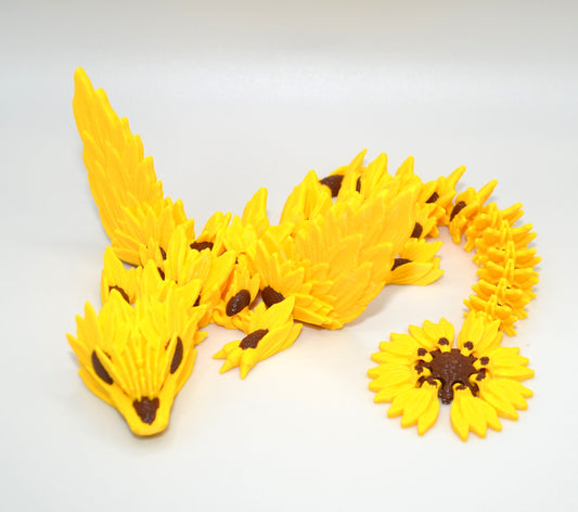 Sunflower Winged Dragon