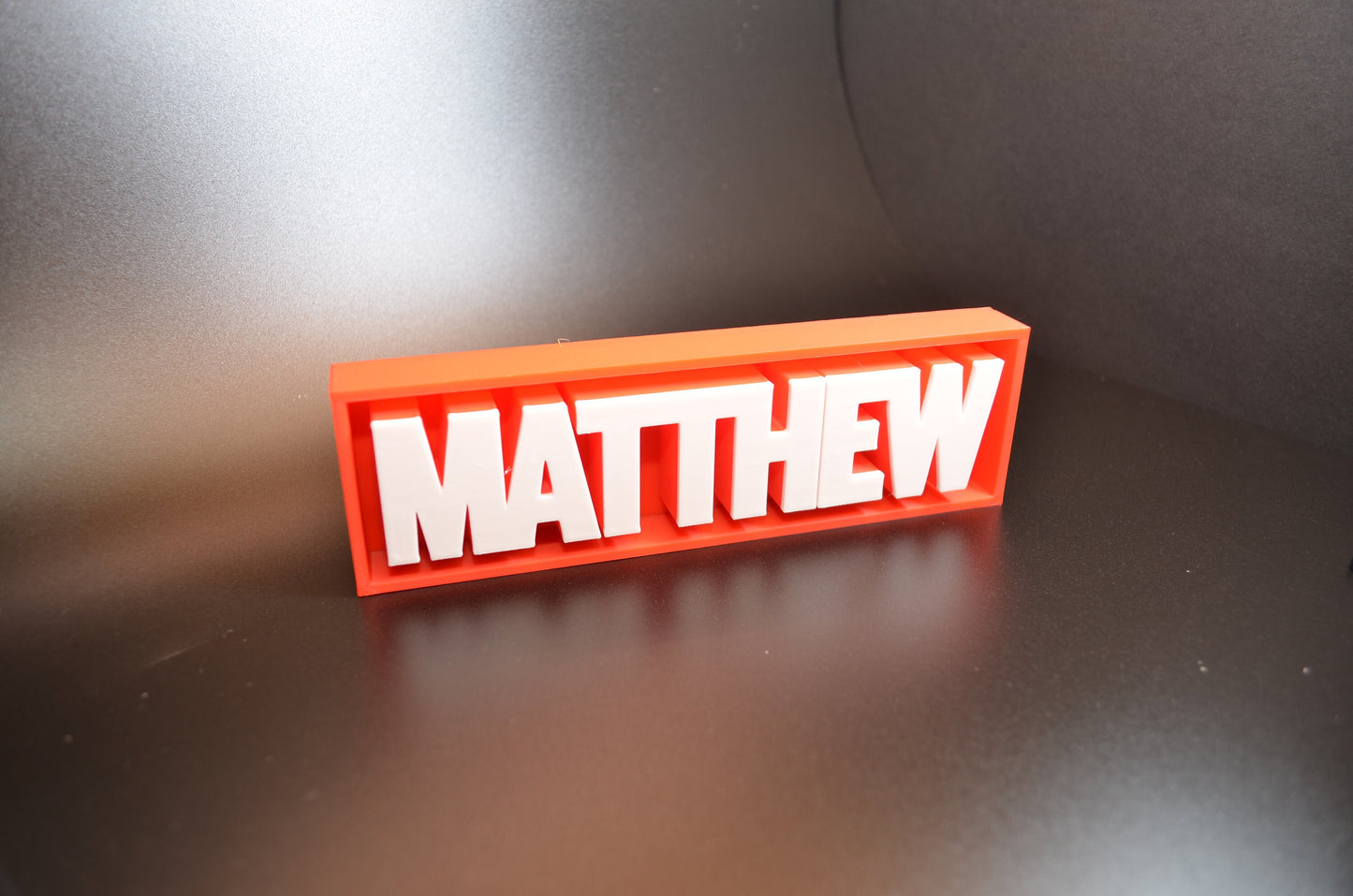 Marvel-Inspired Personalized Custom 3D-Printed Name Sign