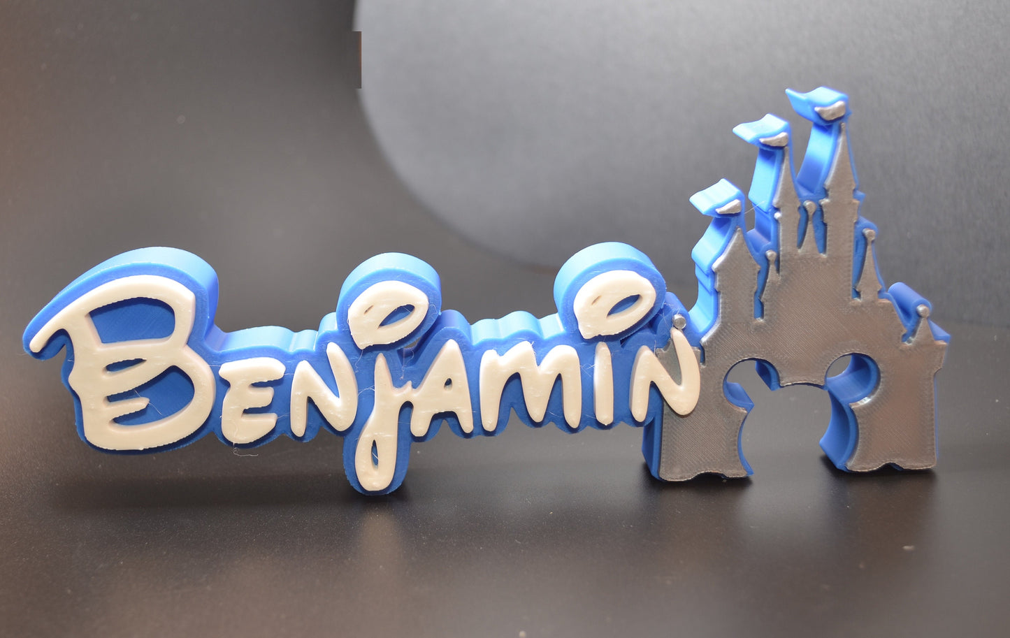 Disney-Inspired Personalized Custom 3D-Printed Name Sign