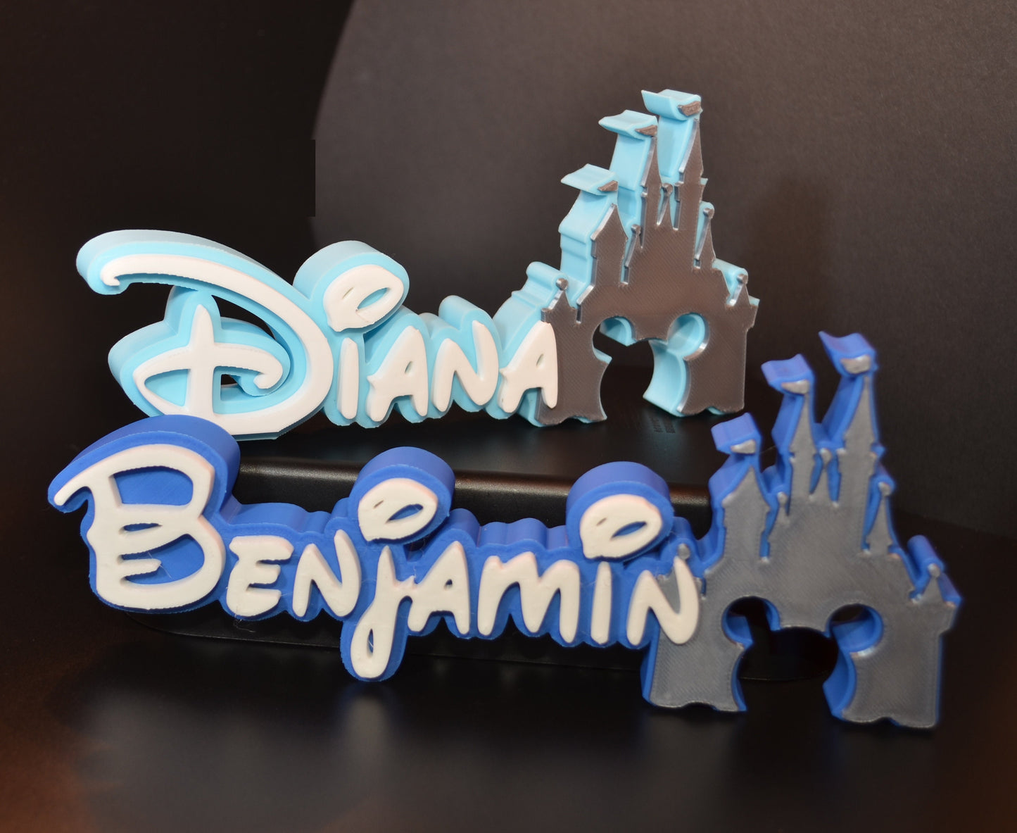 Disney-Inspired Personalized Custom 3D-Printed Name Sign