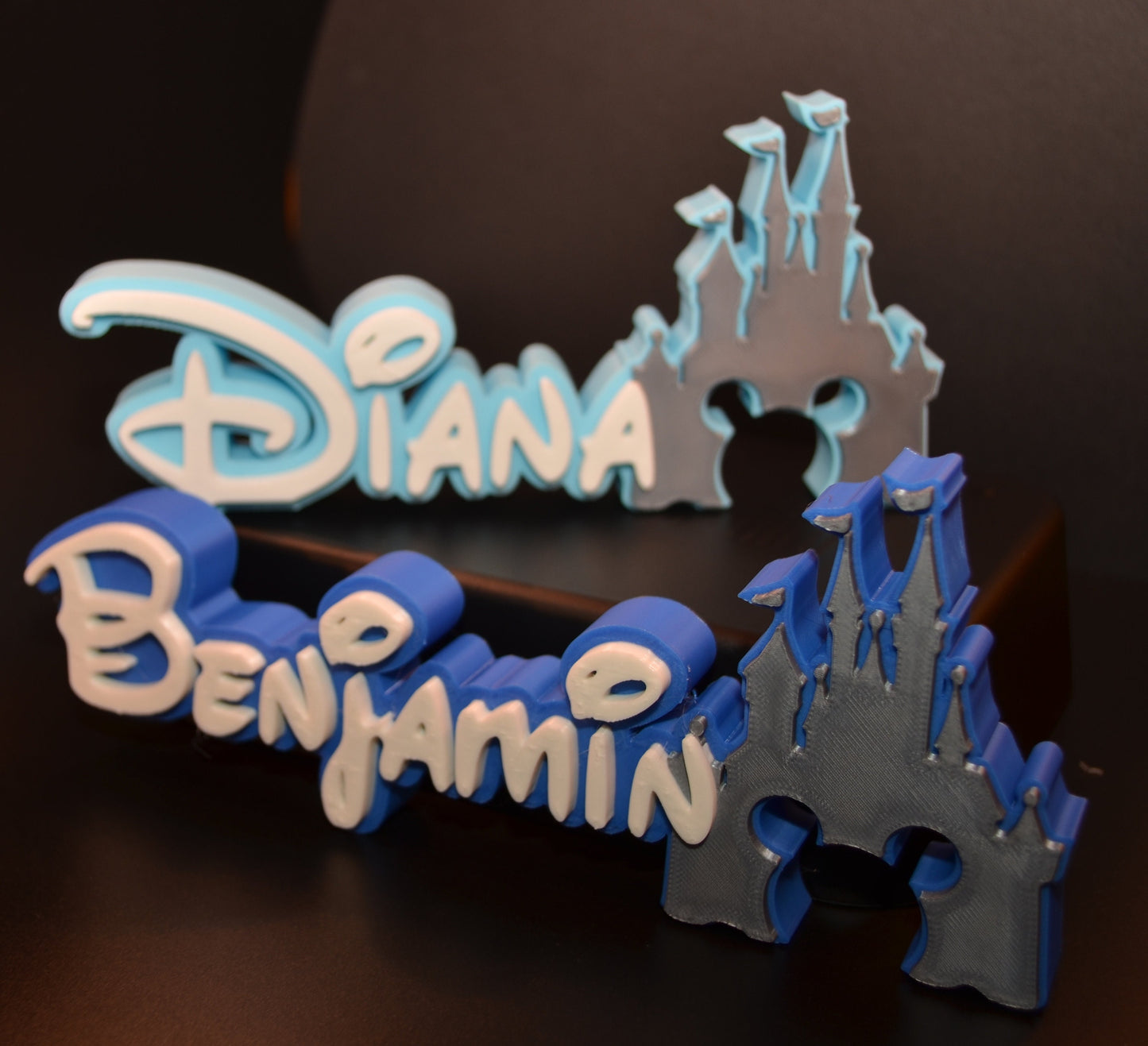 Disney-Inspired Personalized Custom 3D-Printed Name Sign