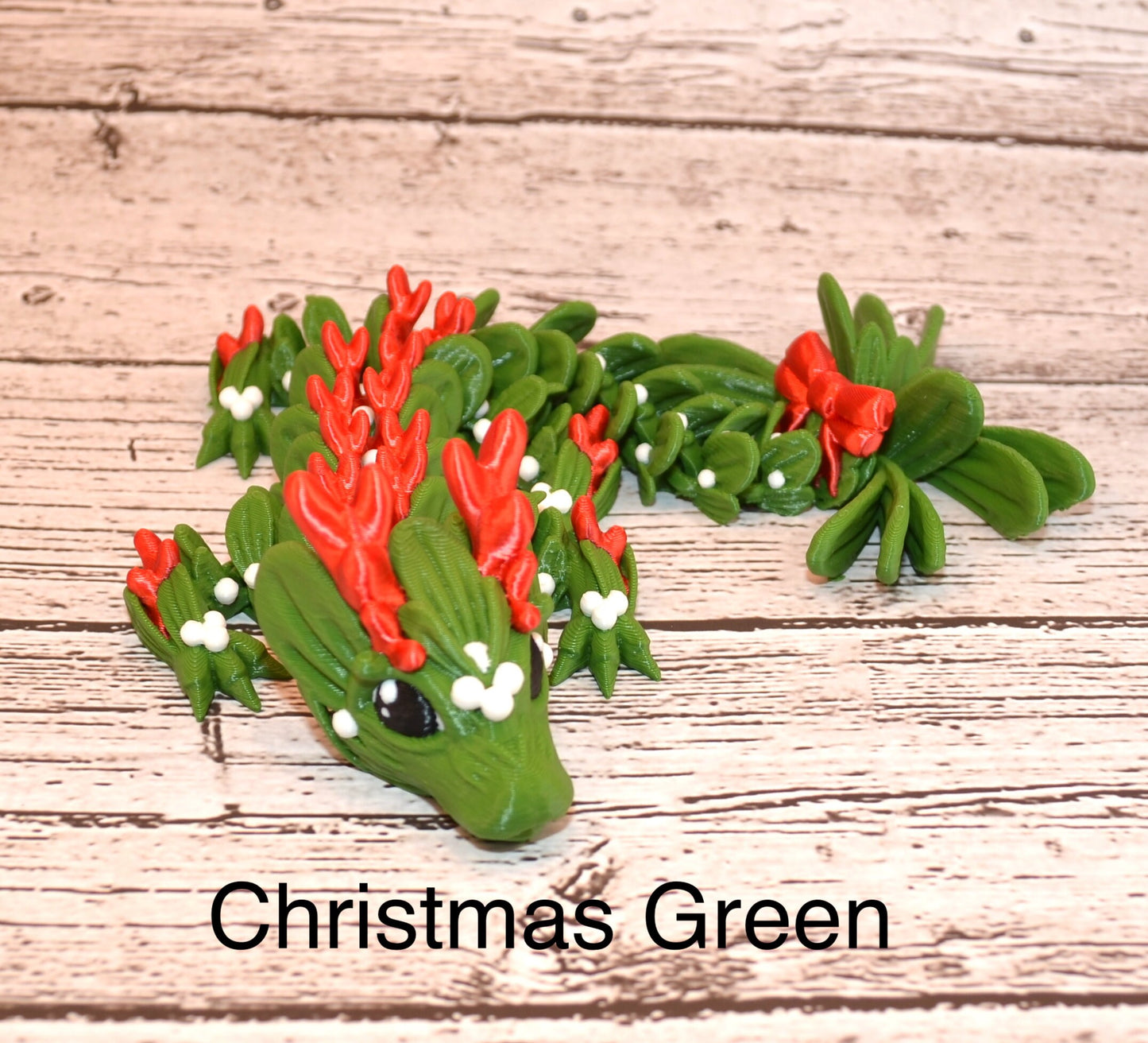 Mistletoe Winter Christmas Baby Dragon