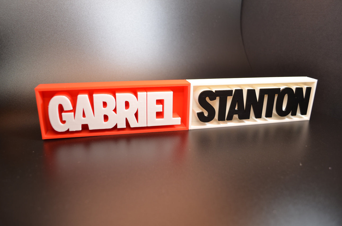 Marvel-Inspired Personalized Custom 3D-Printed Name Sign